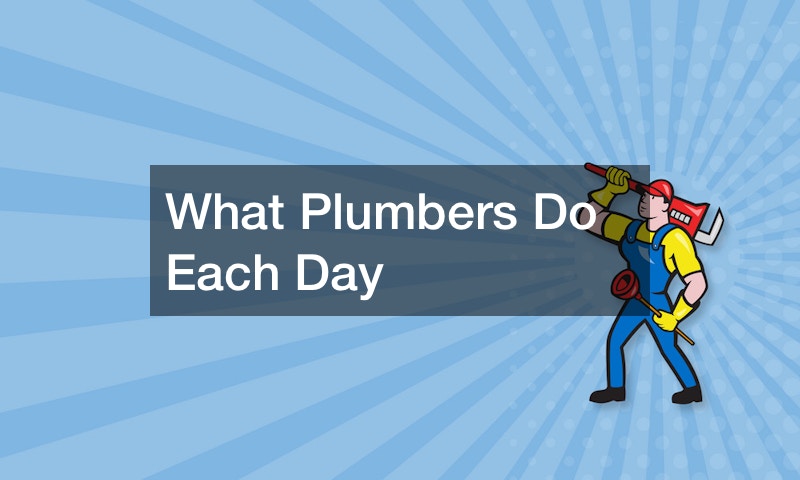 What Plumbers Do Each Day