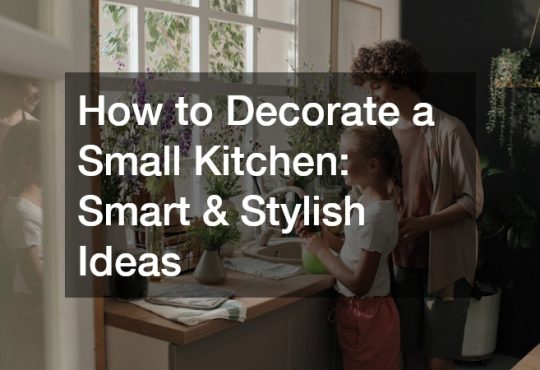 how to decorate a small kitchen