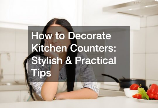 How to Decorate Kitchen Counters